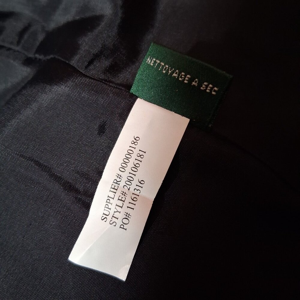 Lauren Ralph Lauren Blazer Women 4 Black Tan Striped Classic Preppy Cotton Silk - Picture 8 of 16